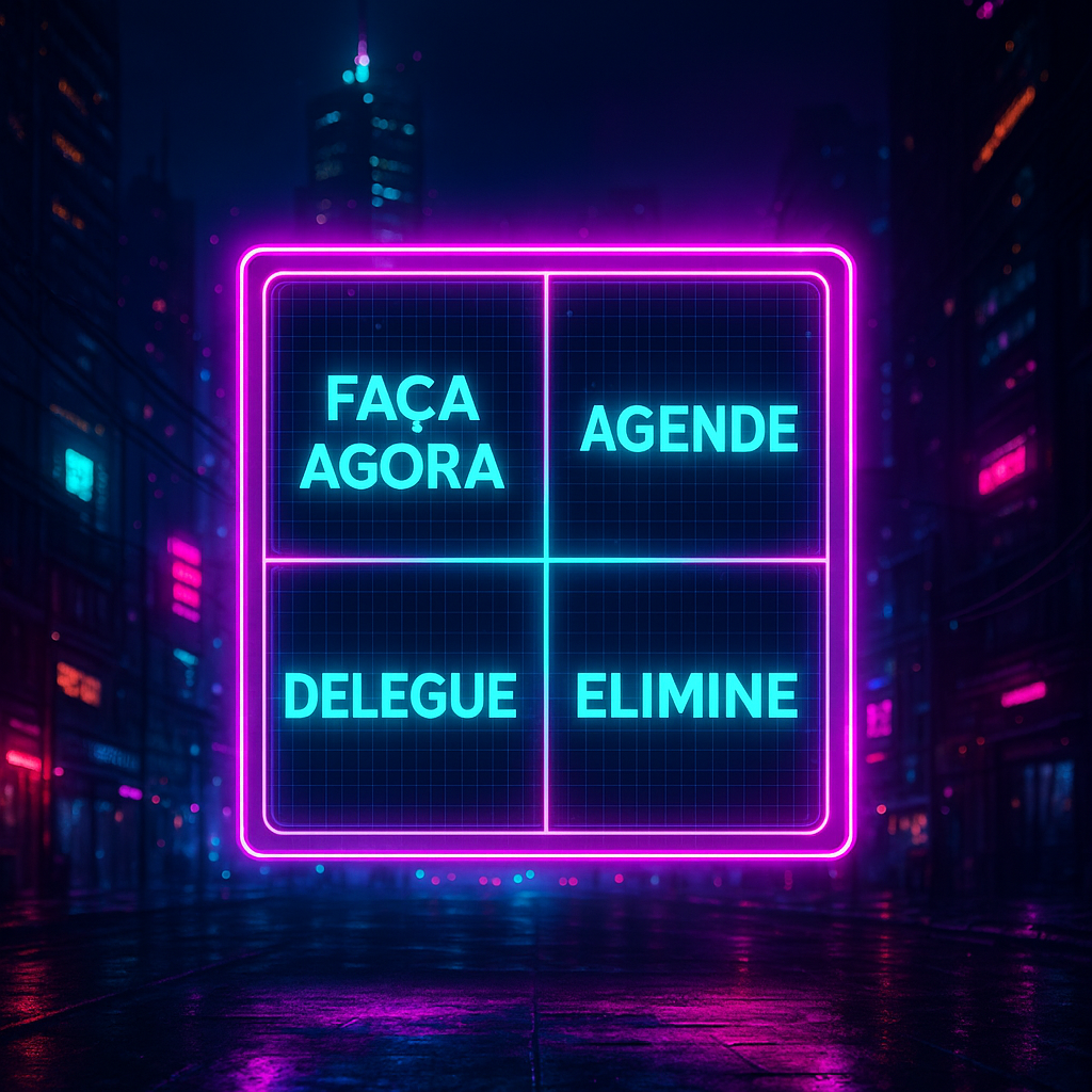 Matriz de Eisenhower: Priorize Tarefas Urgentes x Importantes